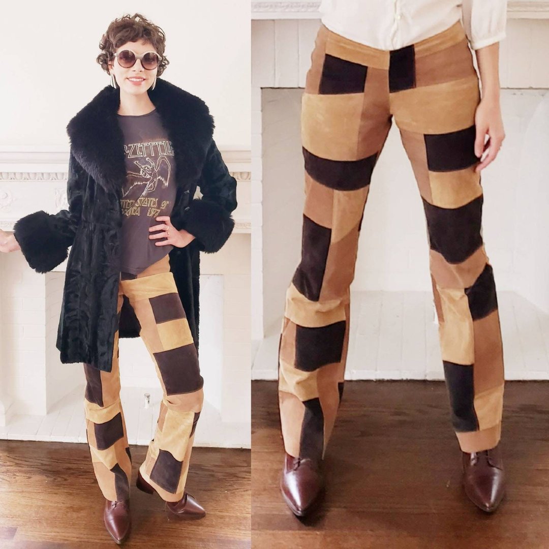 パンツ 1990s yessica pig suede pants vintage Suede Vintage Pants for Women for sale - eBay