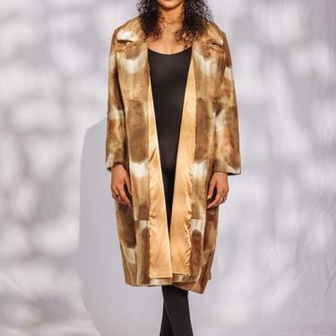 Fur Me/Faux Fur/ Faux patchwork fur/ Womens Coat / Womens fur coat/SzMed 
