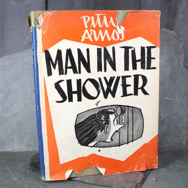 Man in the Shower by Peter Arno | 1944 First Edition/2nd Printing | WWII Era Cartoon Book | Bixley Shop 