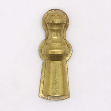 Antique Brass 2.375 in. Traditional Draft Keyhole Cover