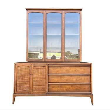 Lane Rhythm China Cabinet With Cane Doors