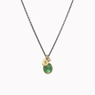 Juicy Emerald Charm Necklace