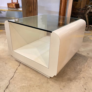 Accent Table with Glass Top Insert