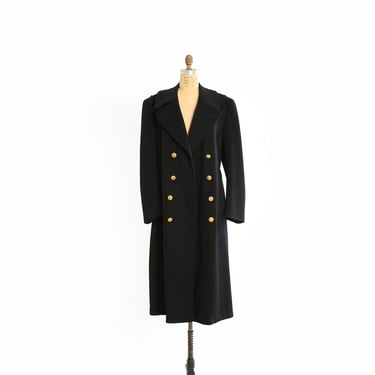 Vintage WWII Abercrombie & Fitch US Military Navy Officers wool coat 