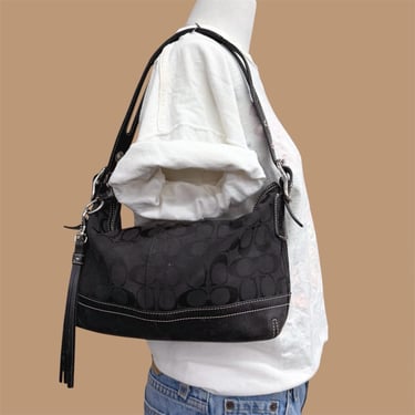 Vintage Coach Signature Shoulder Bag Retro 2000s Y2 | Retrospect