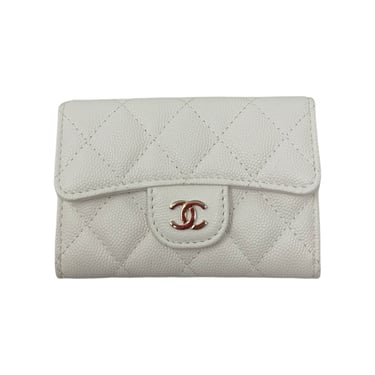 Chanel Ivory Leather Wallet