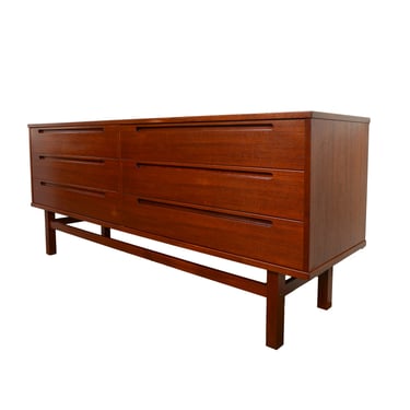 Long Teak Dresser Credenza by Nils Jonsson made by HJN Mobler Danish Modern 