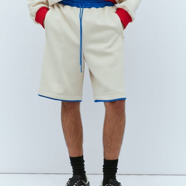 Gucci Men Logo Embossed Basket Shorts