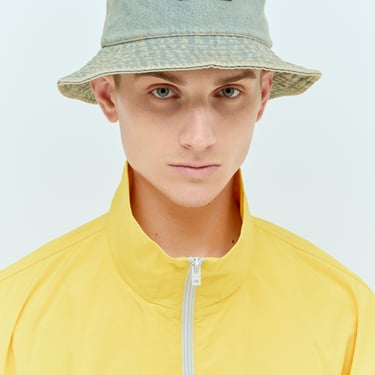 Acne Studios Men Logo Patch Denim Bucket Hat