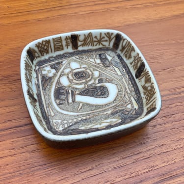 Vintage Royal Copenhagen Dish Trinket Ashtray Mid-Century Modern Ceramics 