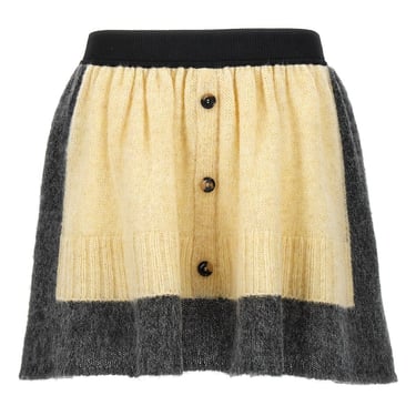 Loewe Women Two-Tone Miniskirt