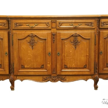 VINTAGE ANTIQUE Louis XVI French Provincial 89" Buffet Sideboard 