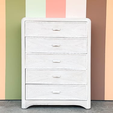 Coastal Cool Pencil Reed Tall Chest