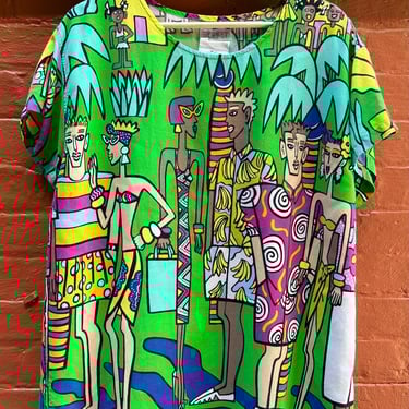 トップス Kartoon Vintage 1980's “Kansai Yamamoto” Japan Designer New Wave