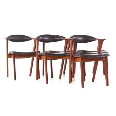 Moreddi Style Mid Century Danish Dining Chairs - Set of 6 - mcm 