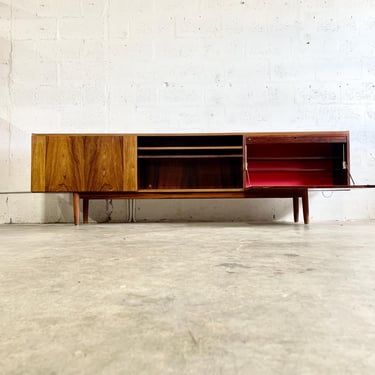 Danish Modern Low Console or Media Center Rosewood 