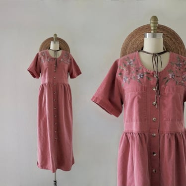 sunfaded cotton market dress - m 