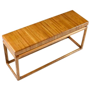 Nineteen-Laties Solid Oak Wood Post Modern Sofa Table Console 