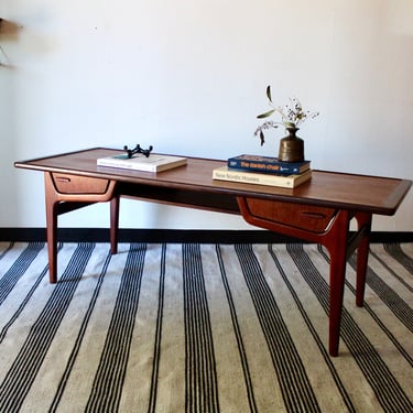 Danish Coffee Table in Teak & Afromosia