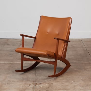 Georg Jensen Rocking Chair for Kubus Møbler 