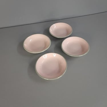 One Harkerware Pink and Grey Bowl Multiples Available 