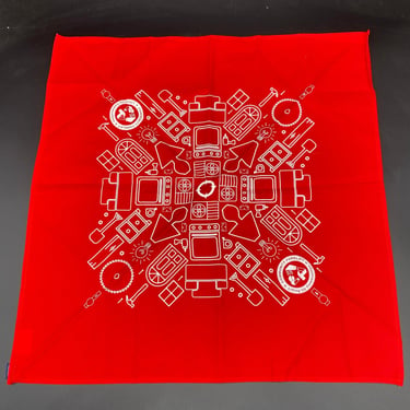 Community Forklift Silhouettes Red Bandana
