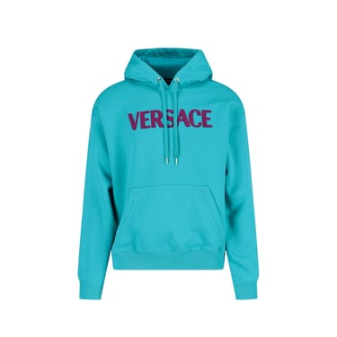 Versace Men Versace Cotton Logo Sweatshirt