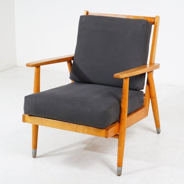 Mid-Century Modern Walnut Chair, 1960s 