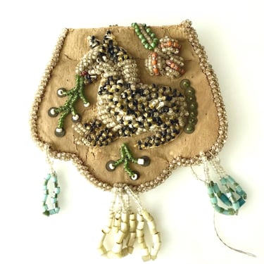 1900’s Native American Souvenir Beaded Clutch 