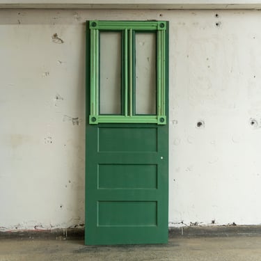 Green Rosette Door