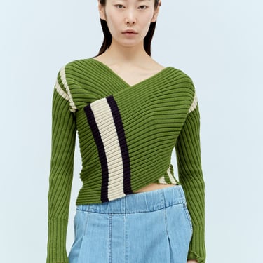 Dries Van Noten Women Twisted Knit Sweater