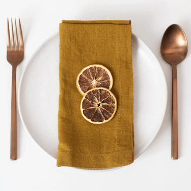 Linen Napkins Set of 2 | Bronze