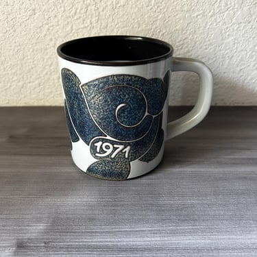 Vintage Royal Copenhagen Annual Large Mug 1971, Large Mug, Designed by Hans Andersen, Danish design, Birth Year Present, Fajance 