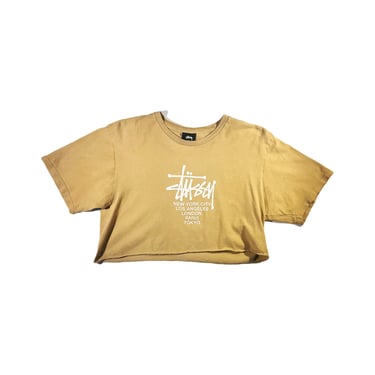 Vintage Stussy Crop Top T-Shirt