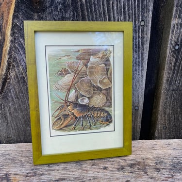 Vintage Oysters and Lobsters -- Oysters and Lobsters Print -- 1920s Print -- 1920s Nautical Print - Nautical Art - Oysters Art - Lobster Art 