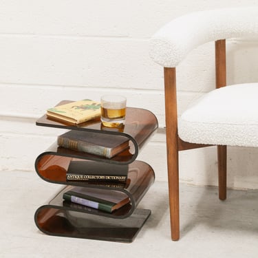 Acyclic Side Table in Rootbeer