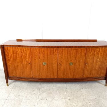 Art deco 'Voltaire' sideboard by Decoene Frères, 1950s - mahogany sideboard - art deco design sideboard - wooden credenza 