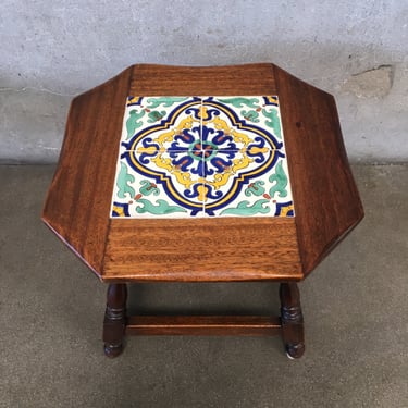 Vintage 1930's California Four Tile Table