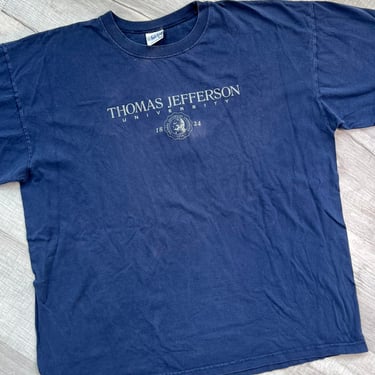 Vintage Thomas Jefferson University Graphic Tee by Gear