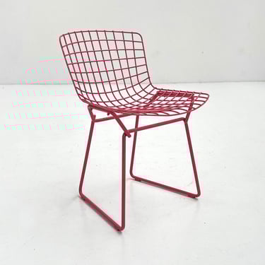 Pink Wire Chair for Kids by Harry Bertoia for Knoll, 1990s 