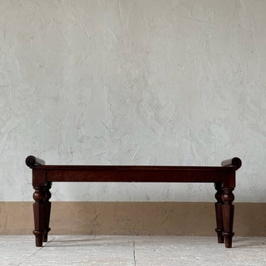 19th C. English Oak Hall Bench