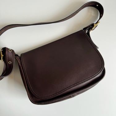 Vintage COACH 1995 Field Messenger Bag, Brown Glove Tanned Vintage COACH 1995 Field Messenger Bag, Brown Glove Tanned