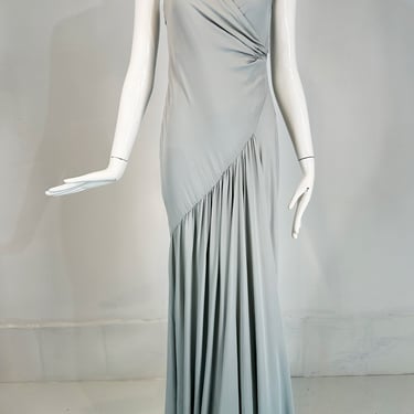 Ralph Lauren Collection 1930s Inspired Pale Blue Silk Crepe Bias Cut  Gown  2