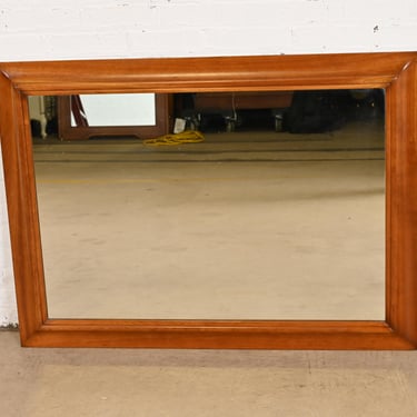 Stickley Solid Cherry Wood Framed Wall Mirror, 1956