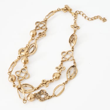 Oscar de la Renta Gold Necklace