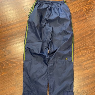 Vintage 90s Adidas Green/Navy Track pants size M