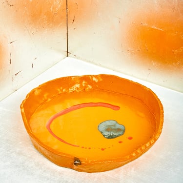 Orange Ceramic Platter