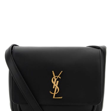 Saint Laurent Women Black Leather Niki Crossbody Bag