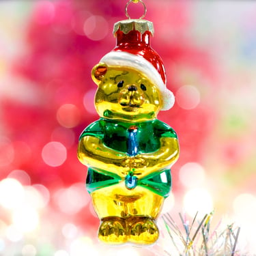 VINTAGE: Bear Blown Glass Ornament - Thomas Pacconi Classics Museum Series - Collection - Replacement - SKU 28 29-B-00033719 