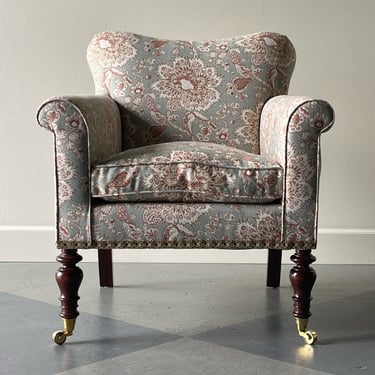 Gusto Club Chair Upholstered with Nicholas Herbert &#8211; Hers